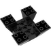 LEGO Black Slope 6 x 6 x 2 (65°) Inverted Quadruple (30373)