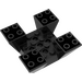 LEGO Zwart Helling 6 x 6 x 2 (65°) Omgekeerd Quadruple (30373)