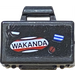 LEGO Zwart Klein Koffer met WAKANDA Sticker (4449)