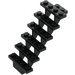 레고 검은색 계단 7 x 4 x 6 Open (30134)