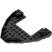 LEGO Zwart Stern 12 x 10 (47404)