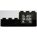 LEGO Black Stickered assembly for Set 7715 (right)