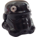 LEGO Schwarz Stormtrooper Helm mit TIE Pilot Muster (30408 / 84467)