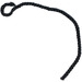 LEGO Black String - Thick 14.6 cm