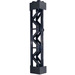 LEGO Black Support 2 x 2 x 10 Girder Triangular Vertical (Type 4 - 3 Posts, 3 Sections) (4687 / 95347)