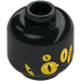 LEGO Black Susan Minifigure Head (Recessed Solid Stud) (3274 / 103006)