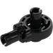 LEGO Black Technic Click Rotation Bushing with Two Pins (47455)