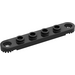 LEGO Black Technic Plate 1 x 6 with Holes (4262)