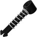 LEGO Black Technic Shock Absorber 6.5L, Piston Rod with Spring (Obsolete)