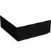 LEGO Black Tile 1 x 1 with White with Groove (3070)
