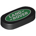 LEGO Black Tile 1 x 2 with Rounded Ends with &#039;Land Rover&#039; (1126 / 103835)
