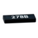 LEGO Zwart Tegel 1 x 3 met &#039;278B&#039; Sticker (63864)