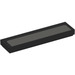 LEGO Black Tile 1 x 4 with Gray Stripe (2431 / 69932)