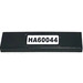 LEGO Black Tile 1 x 4 with HA60044 From set 60044 Sticker (2431)