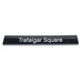 LEGO Black Tile 1 x 8 with &quot;Trafalgar Square&quot; Decoration (4162 / 52998)
