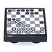 LEGO Schwarz Fliese 2 x 2 Invers mit Chess Aufkleber (11203)