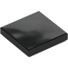LEGO Black Tile 2 x 2 with Groove (3068)