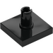 LEGO Black Tile 2 x 2 with Vertical Pin (2460 / 49153)