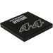 LEGO Black Tile 2 x 2 with White &#039;TETRONAS SYNTIUM&#039; and &#039;44&#039; Sticker with Groove (3068)