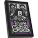 LEGO Black Tile 2 x 3 with ‘WEIRD SISTERS’ Band Poster