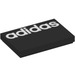 LEGO Black Tile 2 x 3 with White Adidas Logo (26603 / 76313)