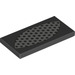 LEGO Black Tile 2 x 4 with Dots Left (77414 / 87079)