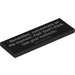 LEGO Black Tile 2 x 6 with &quot;Remember, concentrate on the moment&quot; (69729)