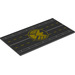 LEGO Black Tile 8 x 16 with Runway and SHIELD Logo with Bottom Tubes, Textured Top (21227 / 90498)