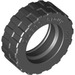 LEGO Black Tire Ø 17.6 x 6.24 with Band Around Center of Tread (92409)