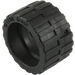 LEGO Black Tire Ø24 x 14 Shallow Tread (Tread Small Hub) with Band Around Center of Tread (24341 / 89201)