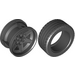 LEGO Black Tire 81.6 x 36 R with Rim 56 X 34 with 3 Holes