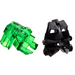 LEGO Zwart Toa Hoofd met Transparant Green Toa Ogen/Brain Stengel
