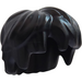 LEGO Black Tousled Short Messy Hair (36762)