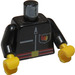 LEGO Schwarz  Town Torso (973)