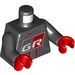LEGO Schwarz Toyota GR Gazoo Racing Minifig Torso (973 / 76382)