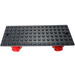 LEGO Black Train Base 6 x 16 Type 1 with Wheels (Complete)