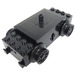 LEGO Negro Tren Motor, 12V 3 orificios de contacto redondos