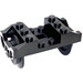 LEGO Black Train Wheel Holder with Wheels (RC) (2878)