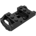 LEGO Zwart Trein Wiel Houder zonder Pin Slots (2878)