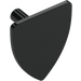 LEGO Black Triangular Shield (Short) (3846)