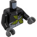 LEGO Black Truck Driver with &#039;Xtreme&#039; Logo Minifig Torso (973 / 76382)