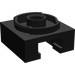 LEGO Zwart Turntable Basis 4 x 4 Poten (30516)