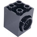 LEGO Black Turntable Brick 2 x 2 x 2 with 2 Holes and Click Rotation Ring (41533)