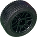 LEGO Черно Tyre Normal / Narrow Ø 21 x 9,9 with Rim Narrow Ø14.6 x 9.9