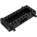 LEGO Schwarz Wagon Unterseite 4 x 10 x 1.3 mit Seite Pins (30643)