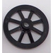 LEGO Black Wagon Wheel Ø27 Small (2470)