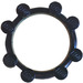 LEGO Black Watch Bezel, Round, 8 Studs