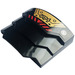 LEGO Black Wedge 3 x 4 with Stepped Sides with Silver Crews, Red Stripes, Gold Armor Sticker (66955)
