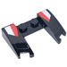 LEGO Black Wedge 3 x 4 x 0.7 with Cutout with Red and White Decoration Sticker (11291)