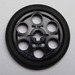 LEGO Black Wedge Belt Wheel with Tire for Wedge-Belt Wheel/Pulley